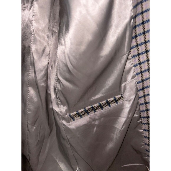 Rails Women's Windsor Plaid Blazer size S Mini Check Plaid Wool Blend - Picture 10 of 12